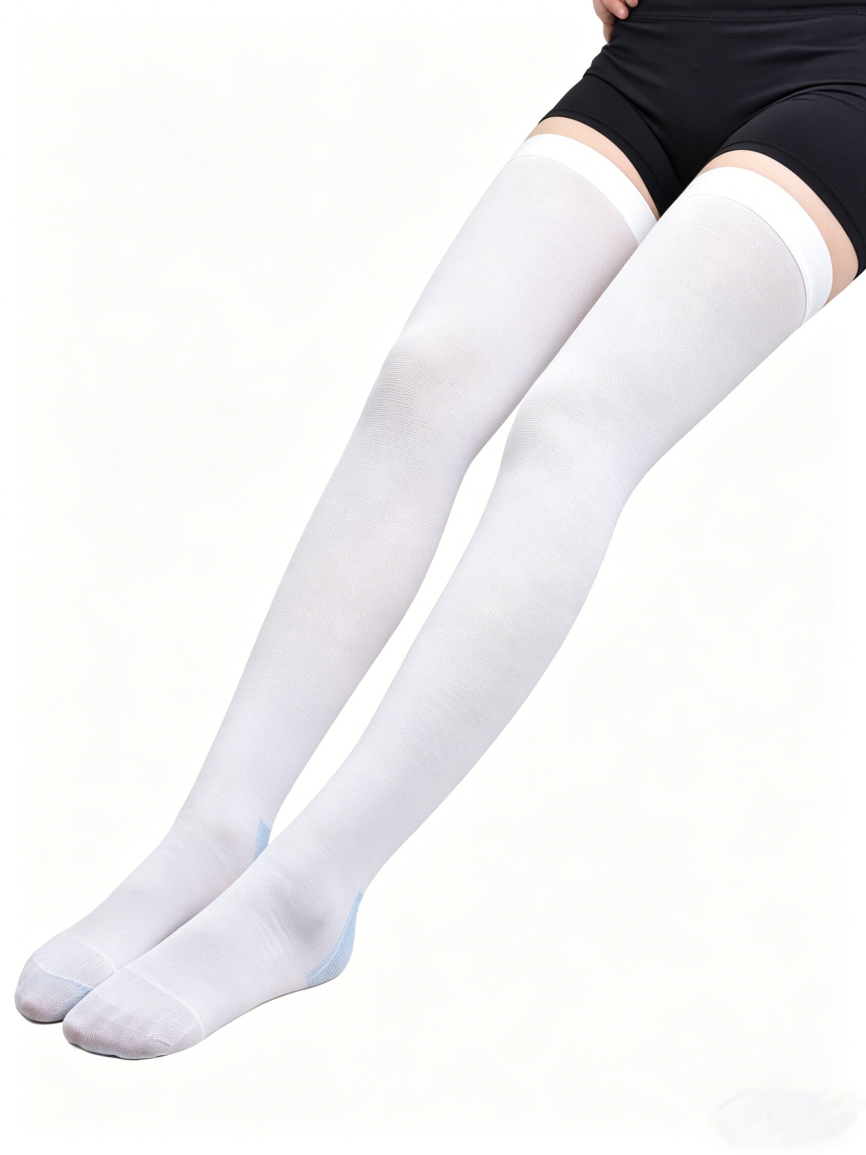 Blue White Graduated Compressi - Compression Sock Medical avaliação e preço