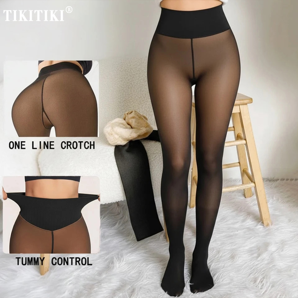 One Seam Fleece Lined Tights W - Tights Pantyhose Sheer avaliação e preço