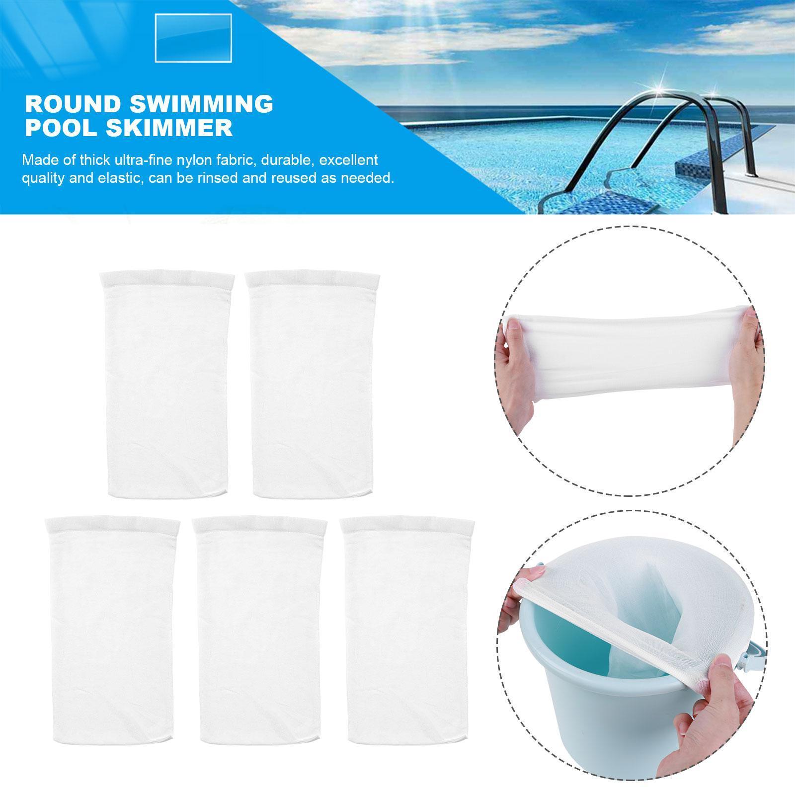 100-5PCS Pool Skimmer Socks El - Sock Organizer Tray avaliação e preço