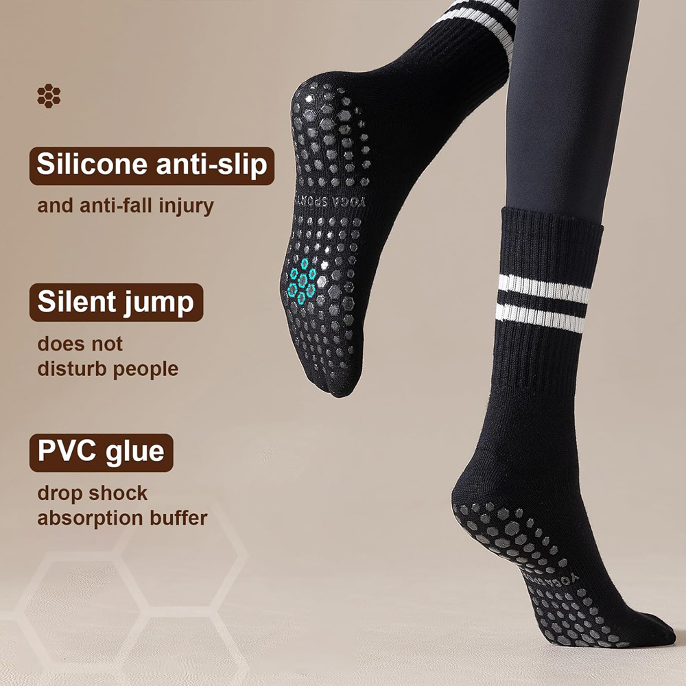 Yoga Pilates Socks with Grips  - Grip Sock Yoga avaliação e preço