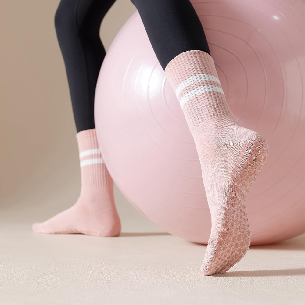 Yoga Pilates Socks with Grips  - Grip Sock Yoga avaliação e preço