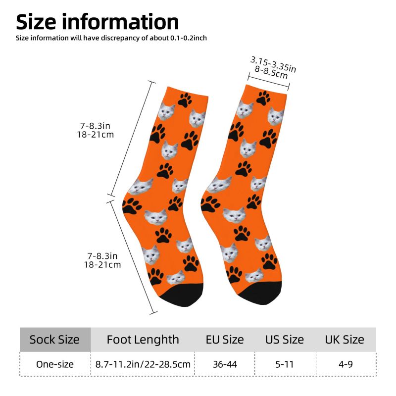 Custom Personalized Cat Head F - Dress Sock Men avaliação e preço