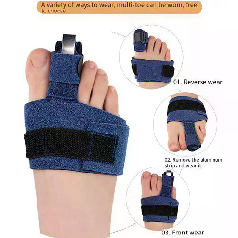 1Pcs Toe Corrector Toe Fractur - Ankle Brace Sock avaliação e preço