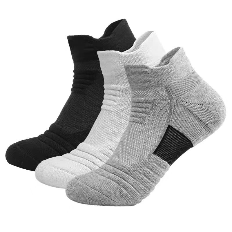 3 Pairs Breathable Mesh Athlet - Athletic Sock Cushion avaliação e preço