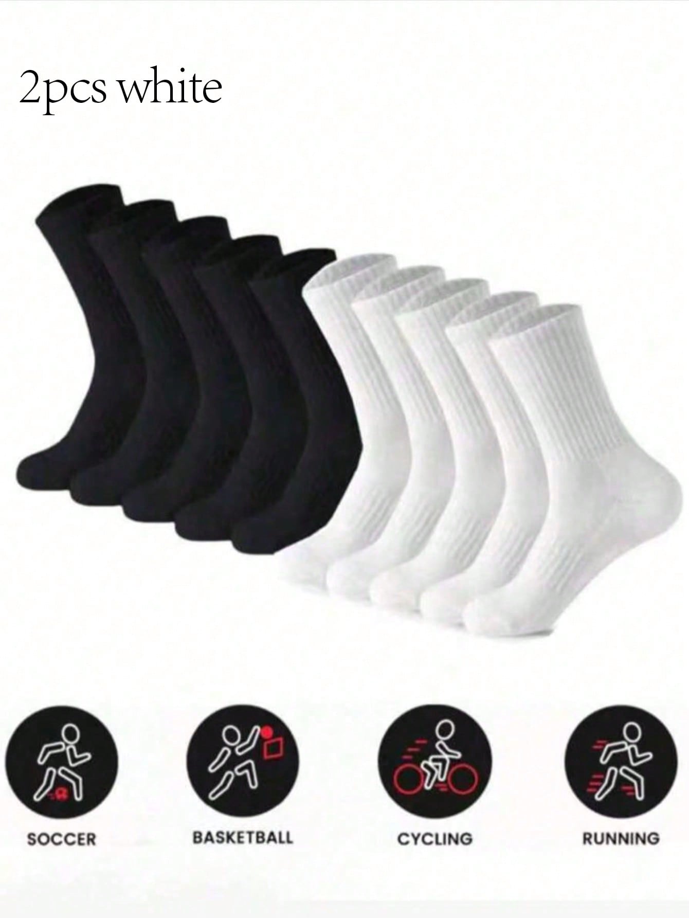 Women's Running Socks Pack, Bl - Cotton Crew Sock Pack avaliação e preço