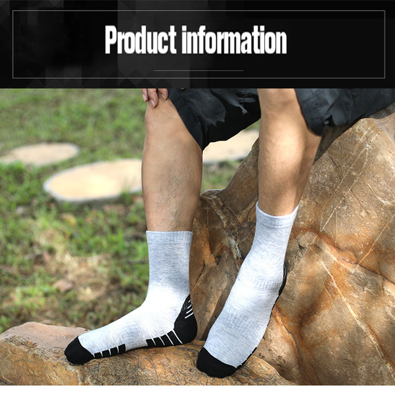 3 Pairs Men Merino Wool Sport  - Wool Hiking Sock avaliação e preço