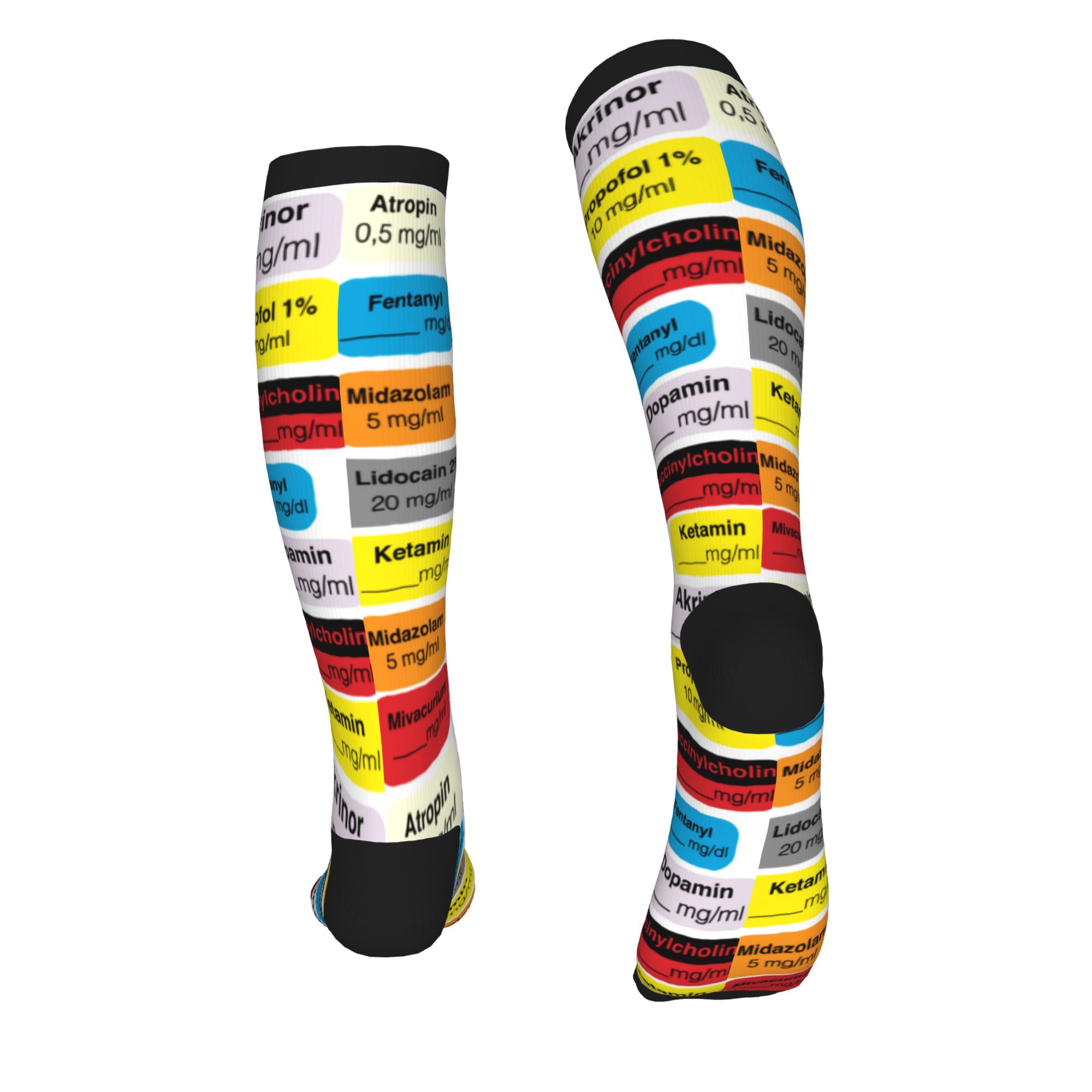 Anesthesia Medication Labels M - Compression Sock Medical avaliação e preço