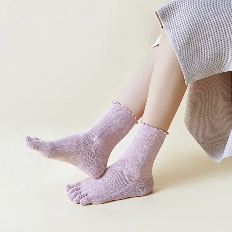 1 3 5 Pairs Women's Five Finge - Toe Sock Split avaliação e preço