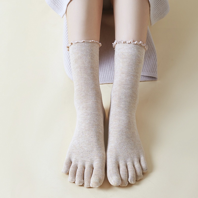 1 3 5 Pairs Women's Five Finge - Toe Sock Split avaliação e preço