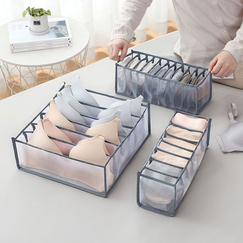 6/7/11grids Foldable Underwear - Sock Organizer Tray avaliação e preço