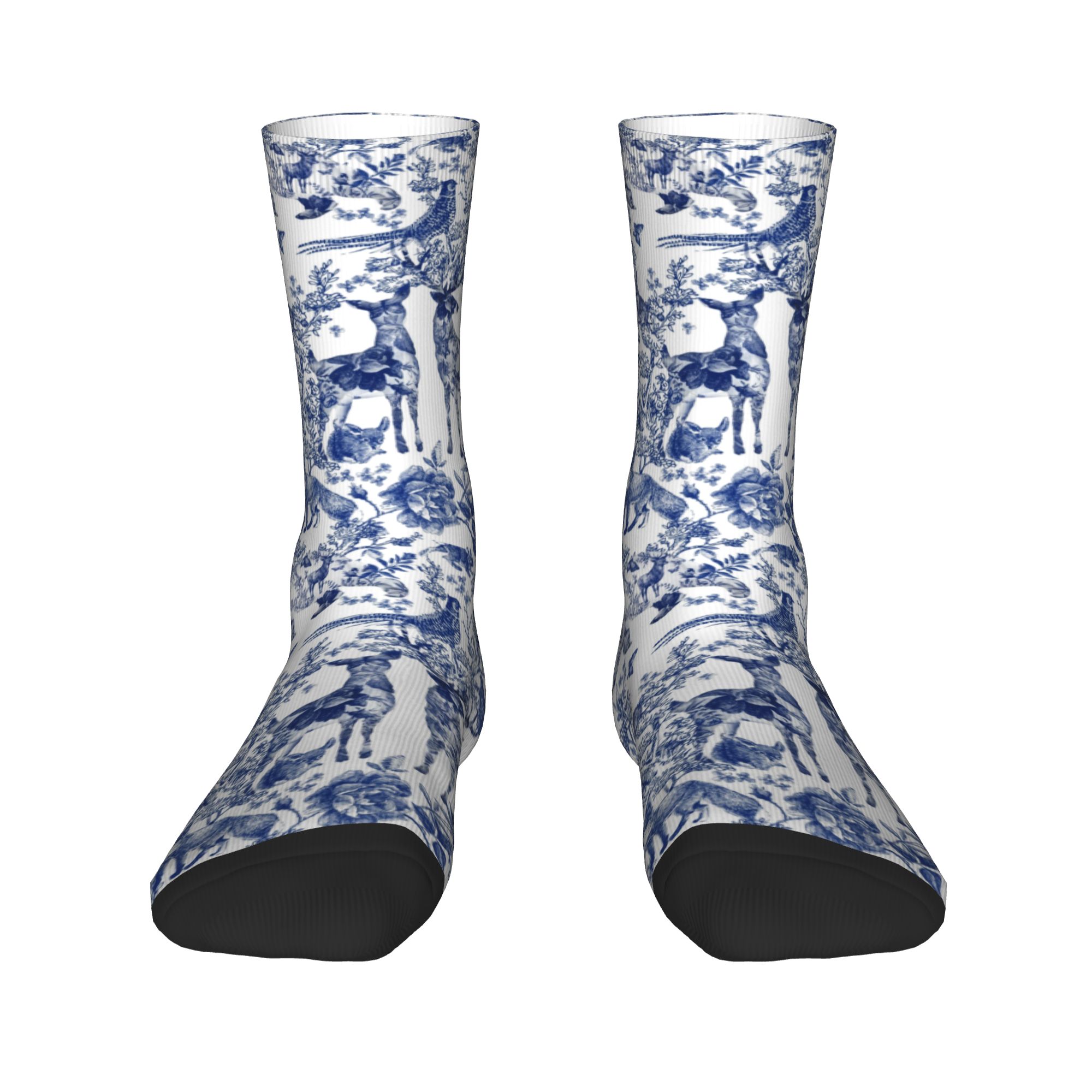Custom Vintage French Toile De - Dress Sock Men avaliação e preço