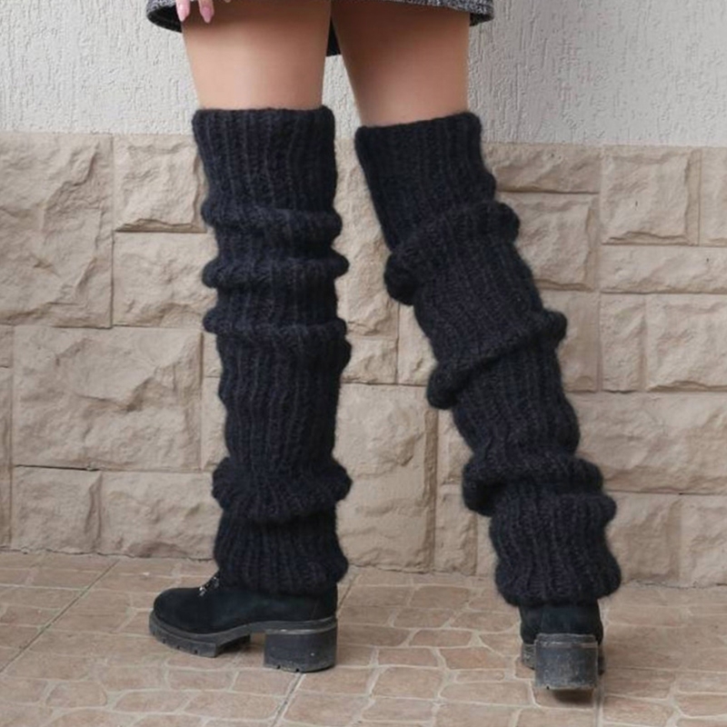 Women Winter Chunky Crochet Kn - Boot Sock Slouchy avaliação e preço