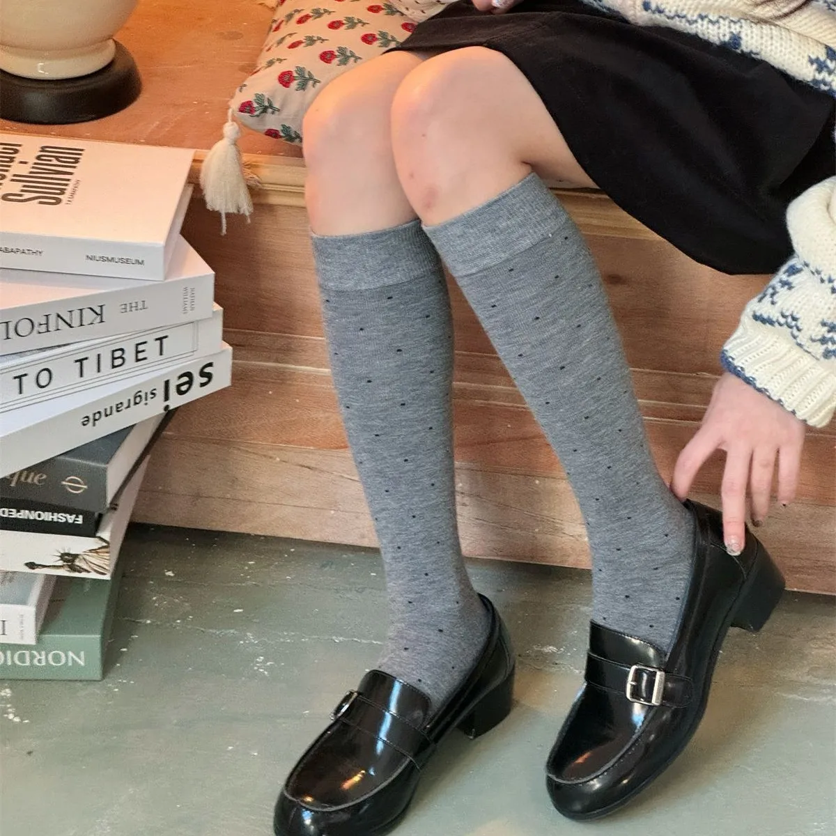 SP&CITY Winter Sweet Polka Dot - Silk Sock Bamboo avaliação e preço