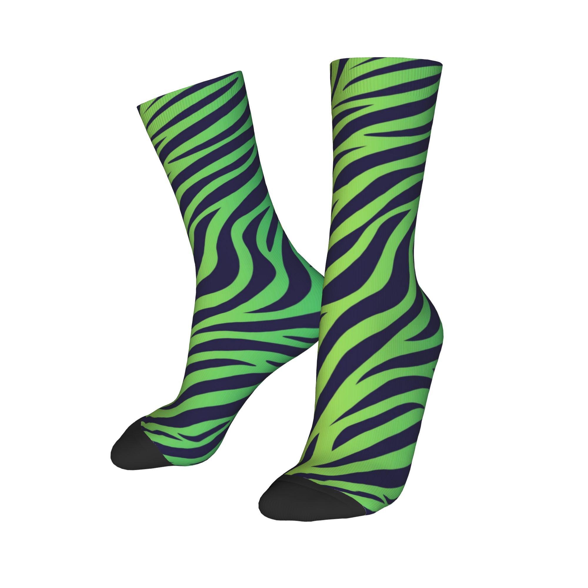 Colorful Tiger Zebra Skin Patt - Dress Sock Men avaliação e preço