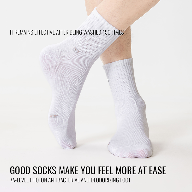 MiiOW 100% Pure Cotton Socks M - Dress Sock Men avaliação e preço