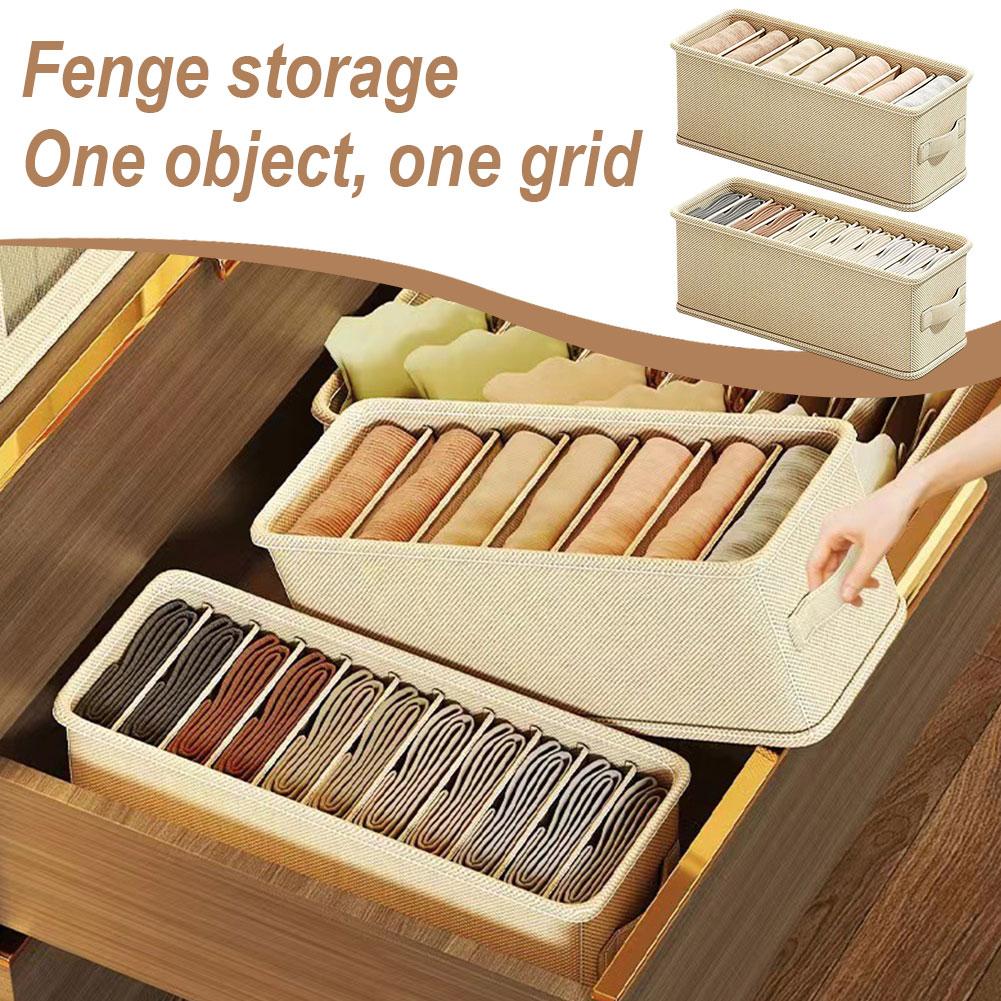 6/7 Grids Drawer Organizer Bra - Sock Organizer Tray avaliação e preço