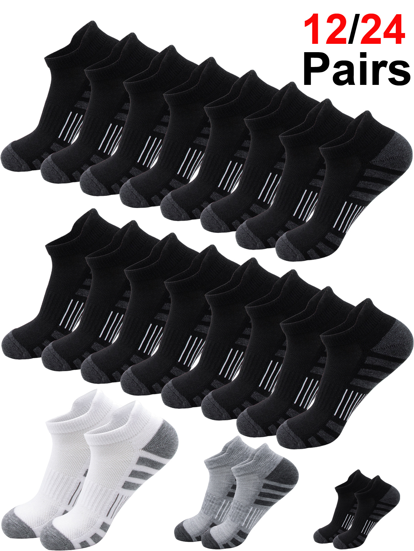Unisex Cushioned Breathable An - Athletic Sock Cushion avaliação e preço