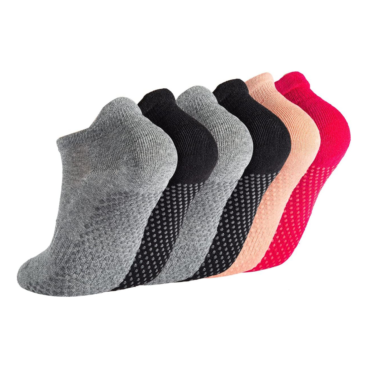 6 Pairs Yoga Socks for Women P - Grip Sock Yoga avaliação e preço
