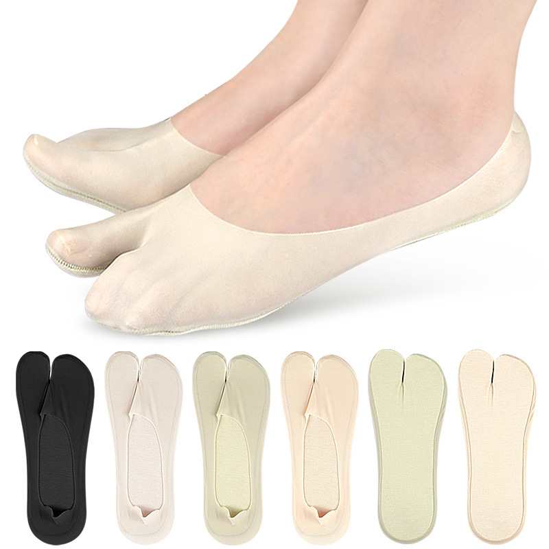 A pair of summer thin ice silk - Toe Sock Split avaliação e preço