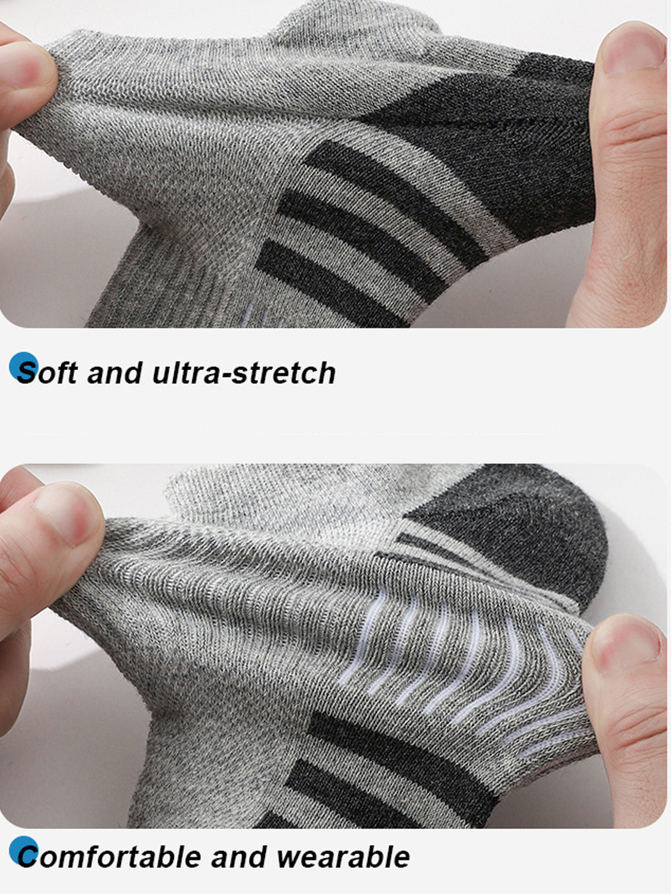 6/12 Pairs Low Cut Ankle Socks - Athletic Sock Cushion avaliação e preço