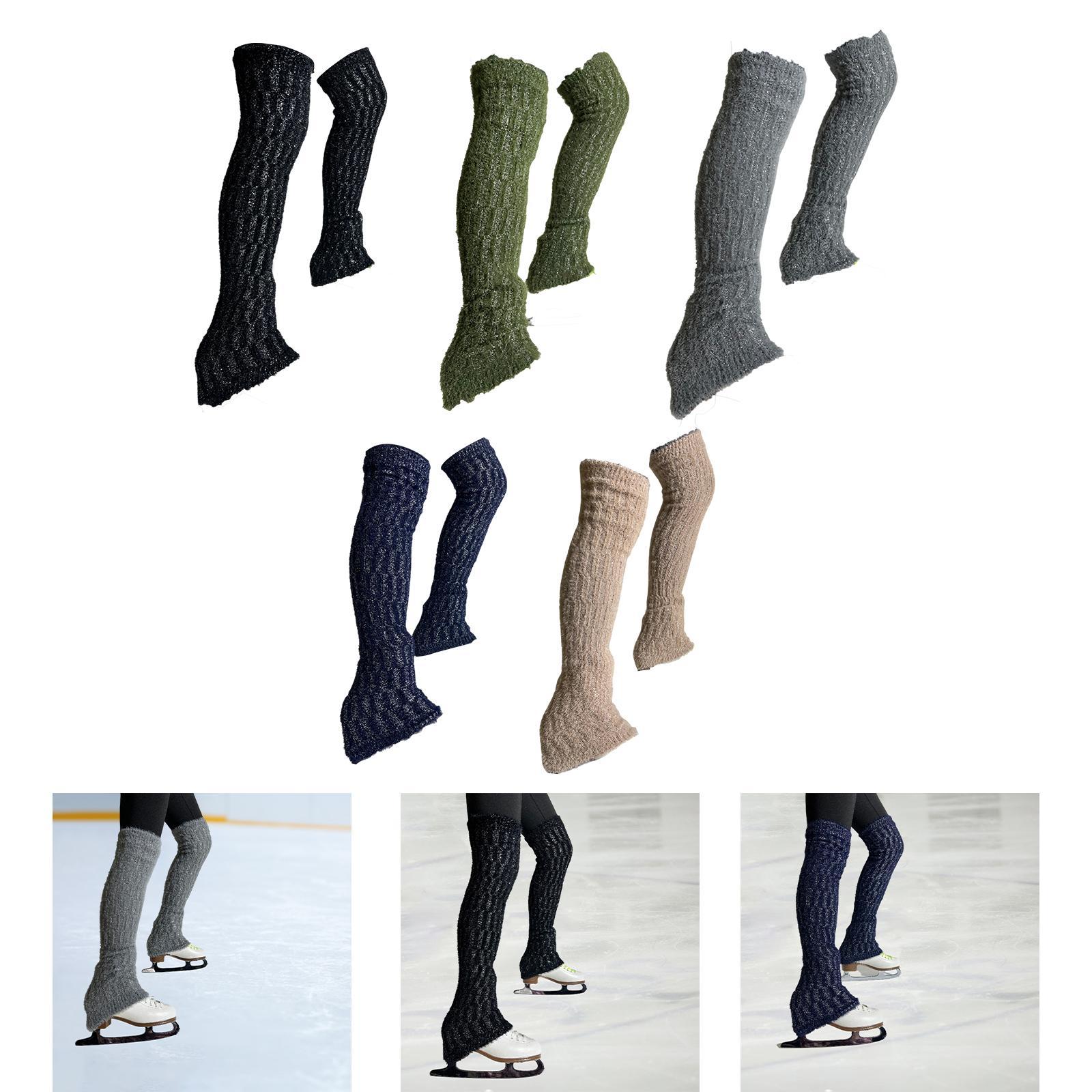 Ice Figure Skating Leg Warmers - Thermal Sock Winter avaliação e preço