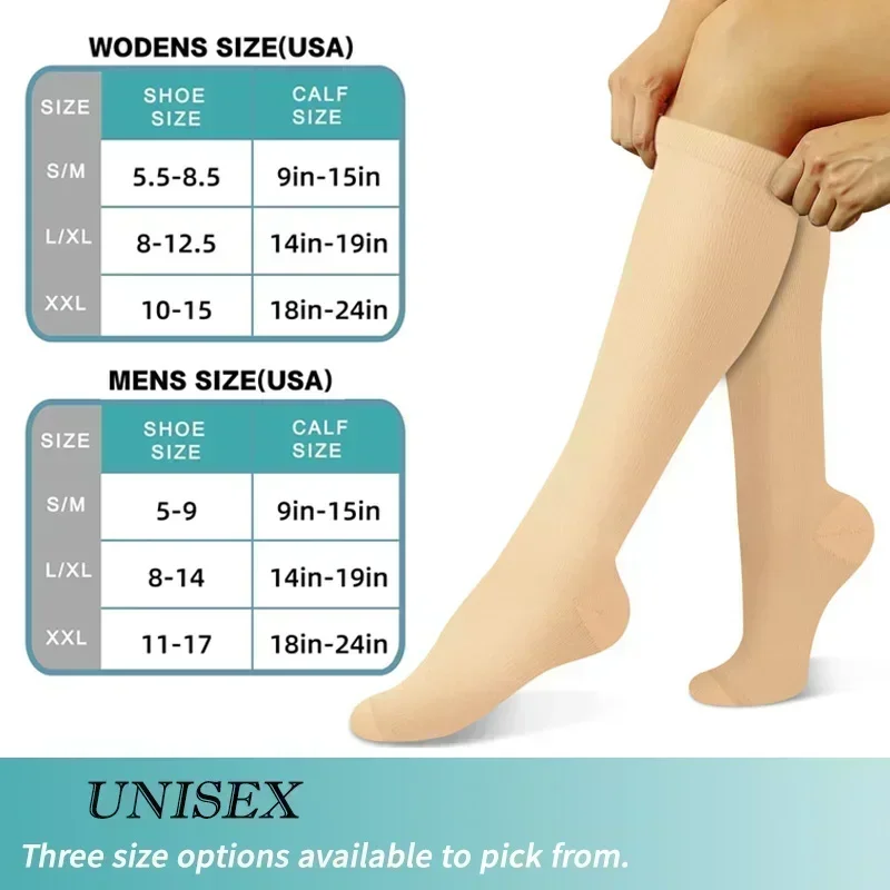 1 Pair Women's & Men's Compres - Compression Sock Medical avaliação e preço