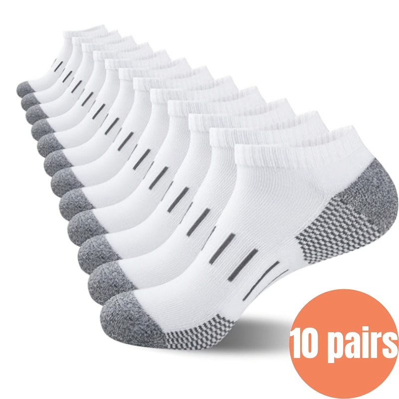 10 Pairs Men's Ankle Socks Hee - Ankle Sock Low Cut avaliação e preço